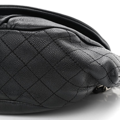 Chanel Caviar Half Moon Large Flap Black 10 of 13