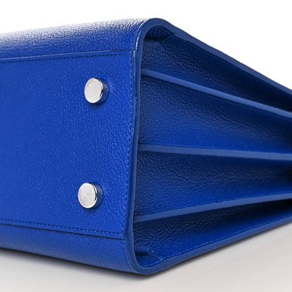 Saint Laurent Grained Calfskin Baby Sac De Jour Cobalt Blue 10 of 11