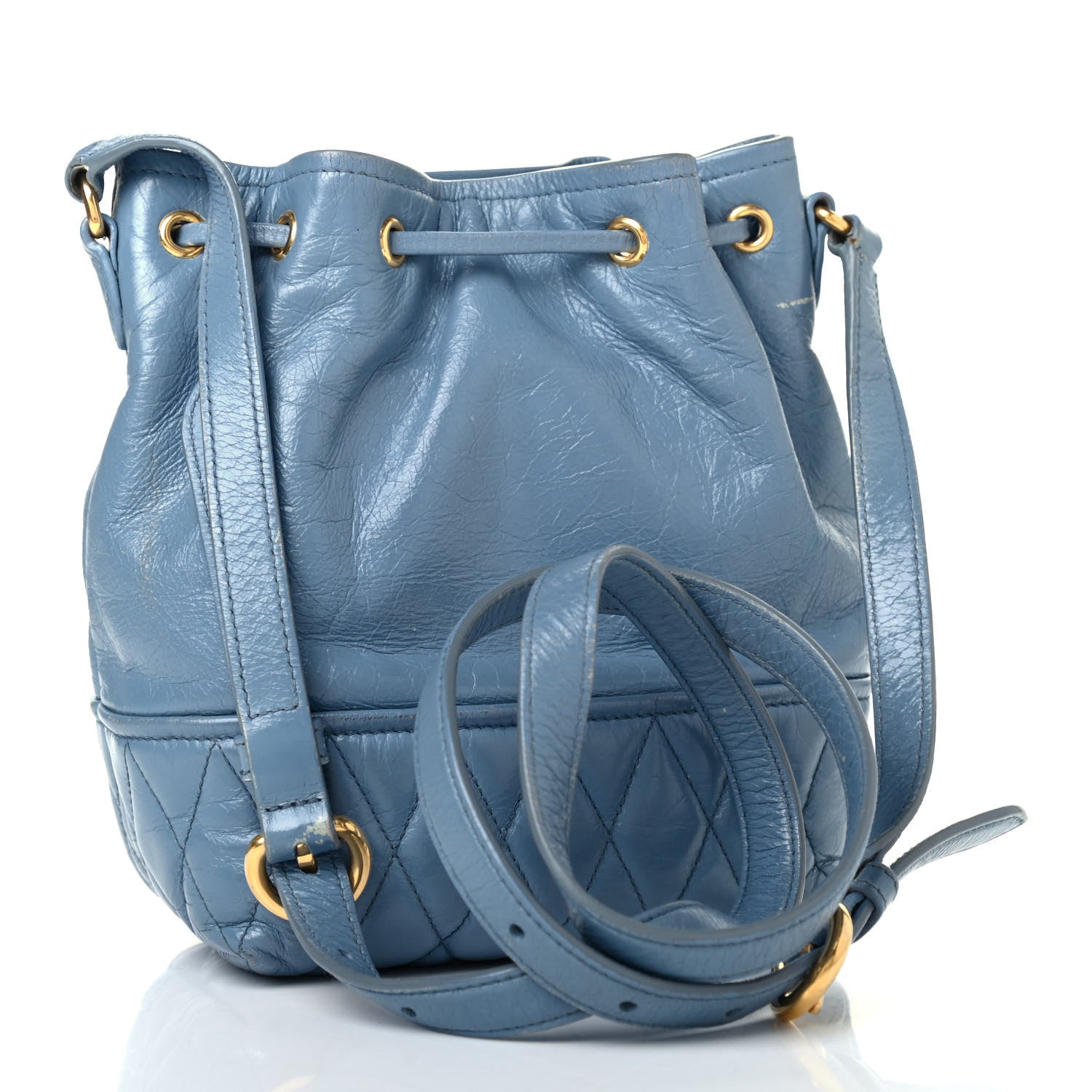 Miu Miu Vitello Shine Bucket Bag 2 of 4