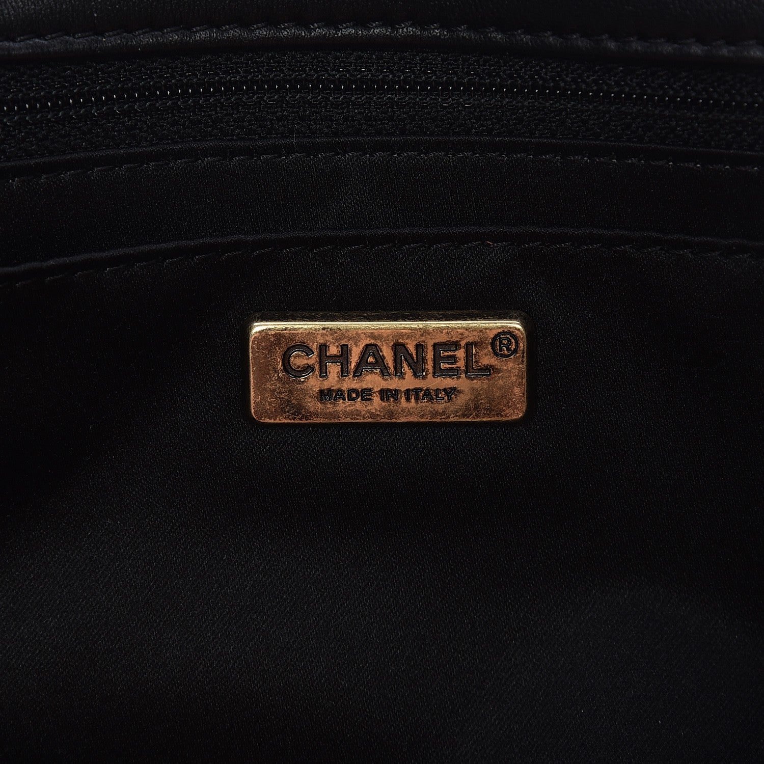 Chanel Sequin Medium Flap Bronze Black 6 of 7