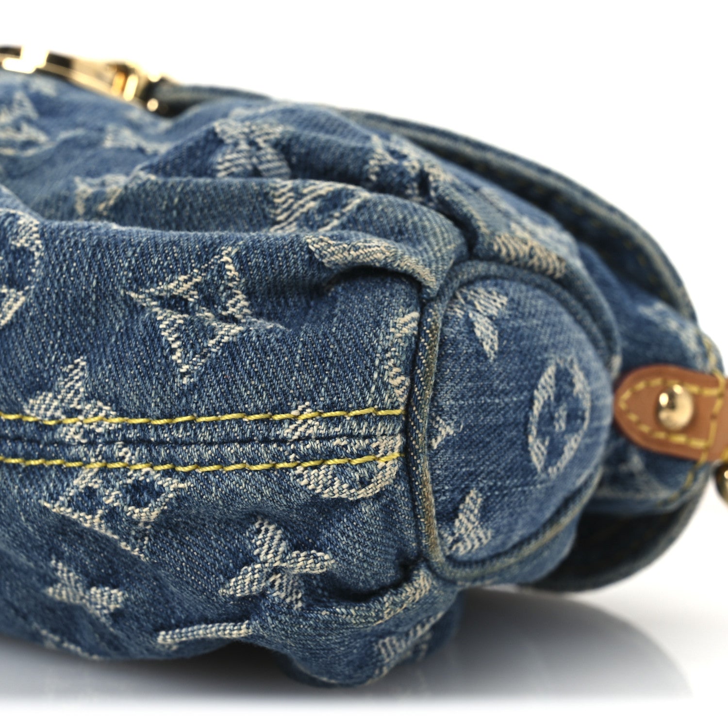 Louis Vuitton Monogram Denim Mini Pleaty Blue 9 of 11
