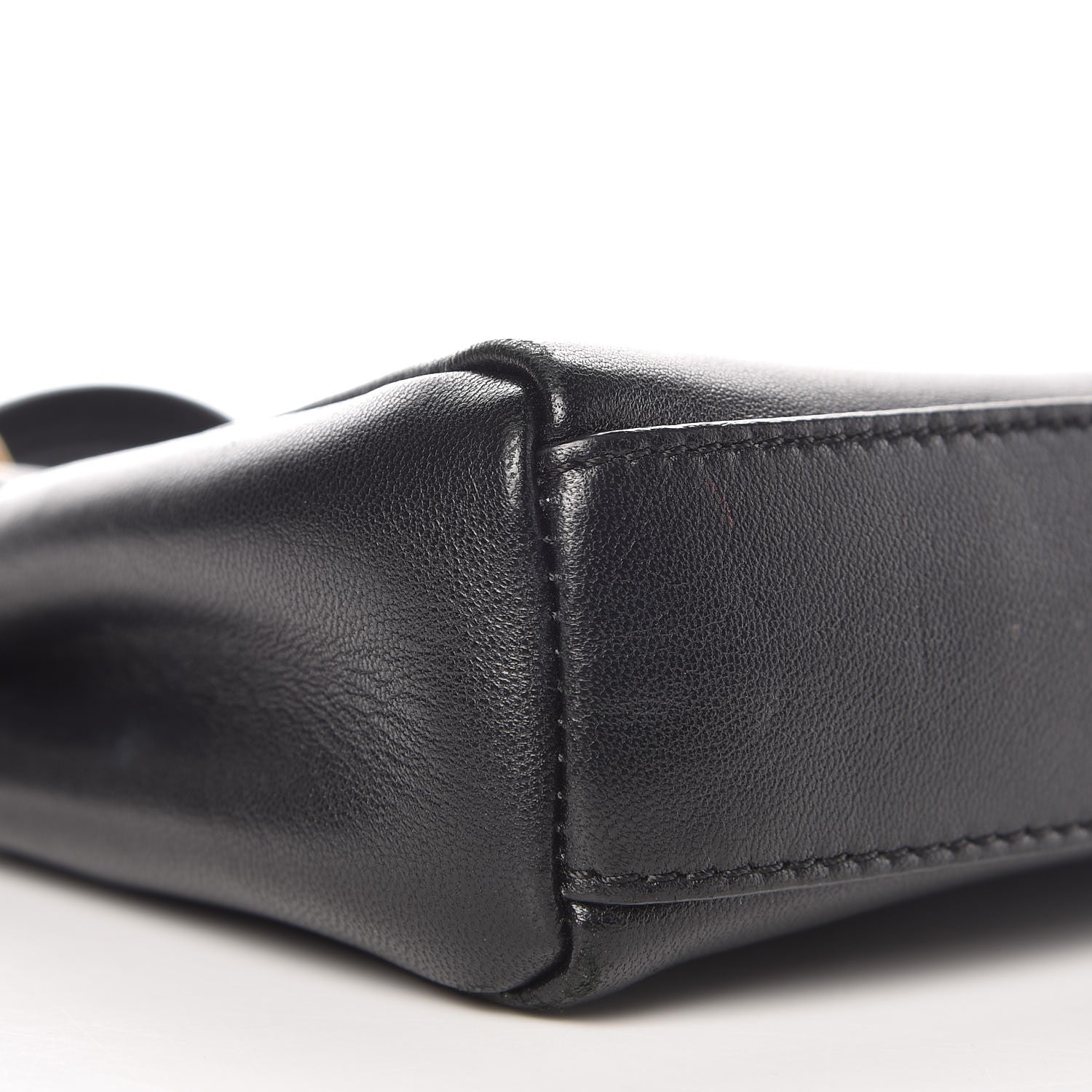 Fendi Nappa Micro Peekaboo Iconic Satchel Black 9 of 10