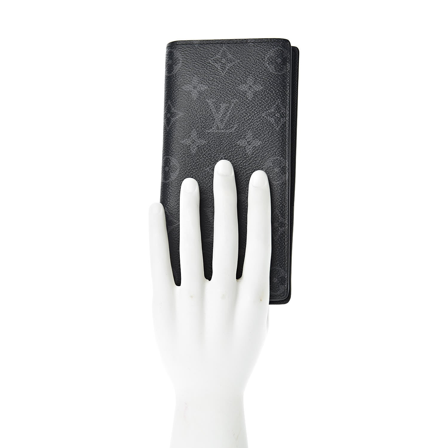 Louis Vuitton Monogram Eclipse Brazza Wallet 2 of 6