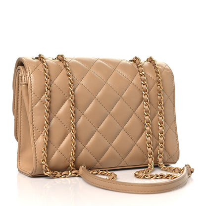 Chanel Calfskin Quilted Triple Flap Beige 3 of 11
