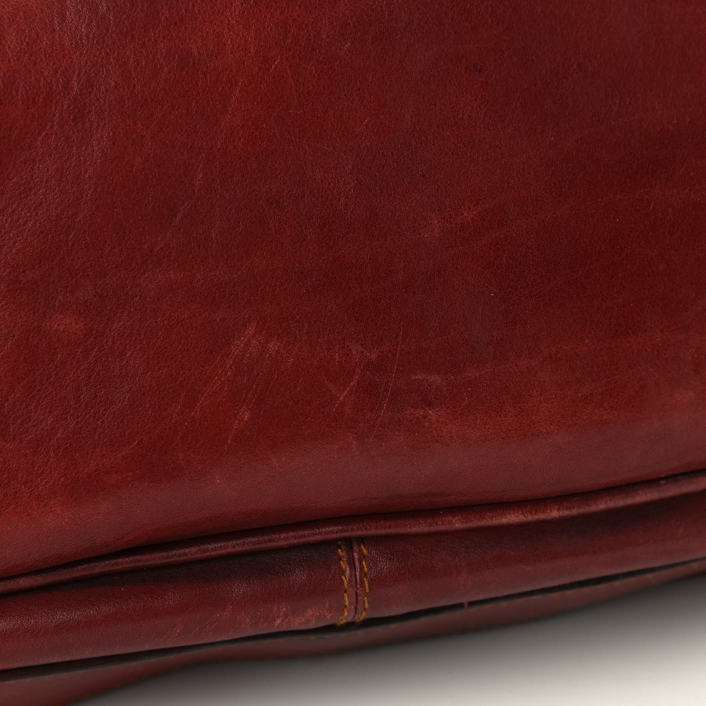 Calfskin Gaucho Double Saddle Red