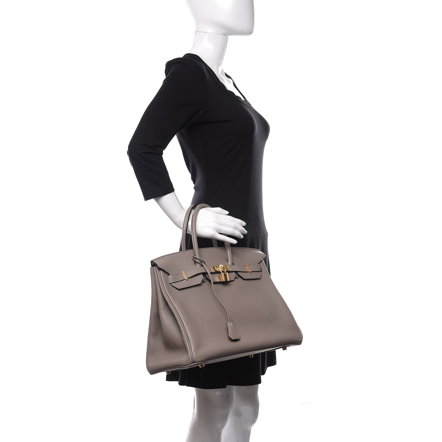 Hermes Taurillon Novillo Birkin 35 Gris Asphalte 2 of 11
