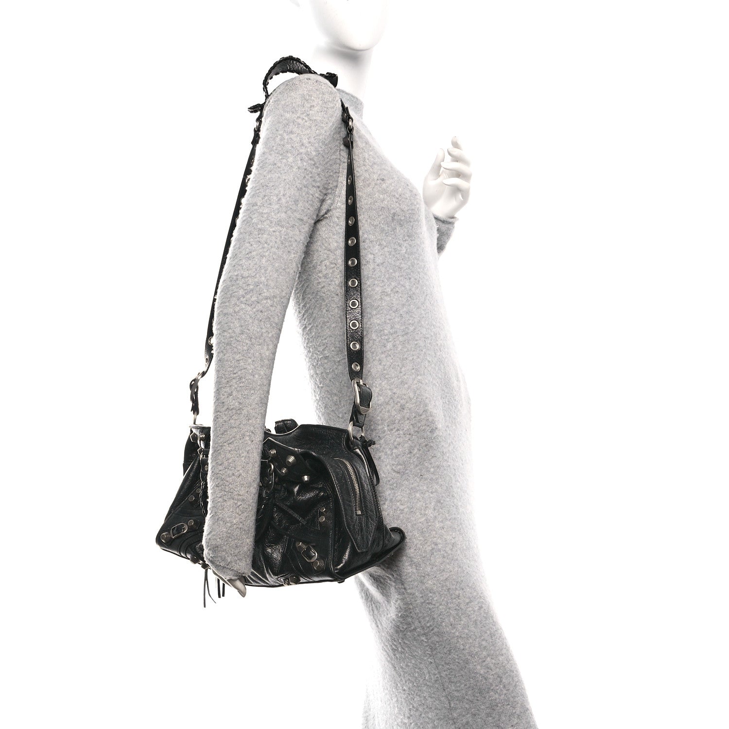 Balenciaga Agneau Arena Neo Cagole City Handbag Black 2 of 11