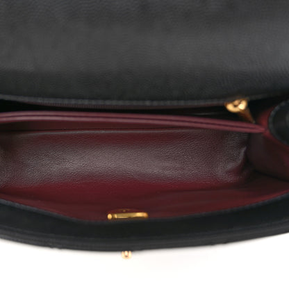 Chanel Caviar Quilted Mini Coco Chain Handle Flap Black 5 of 10