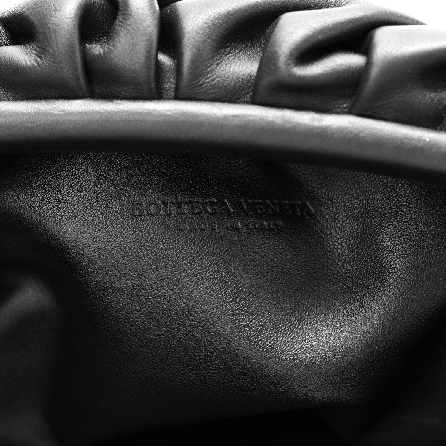 Bottega Veneta Smooth Butter Calf The Pouch Oversized Clutch Black 6 of 10
