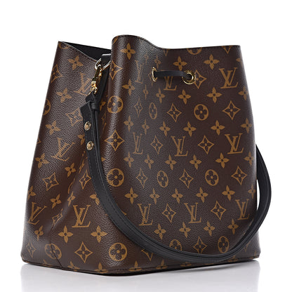Louis Vuitton Monogram Neonoe MM Black 3 of 9