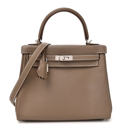 Hermes Swift Kelly Retourne 25 Etoupe 1 of 11