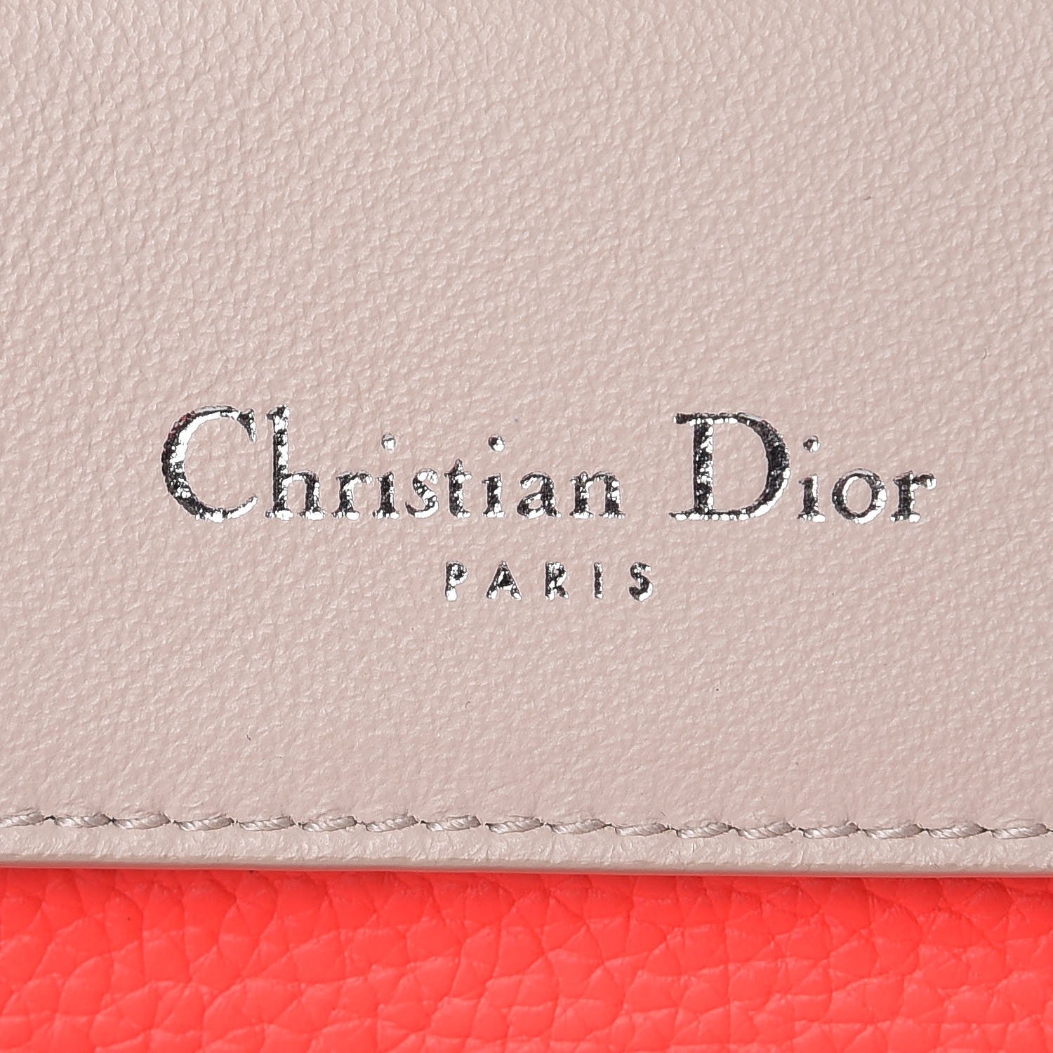 Christian Dior Bullcalf Mini Be Dior Satchel Fluorescent Goji Pink 6 of 6