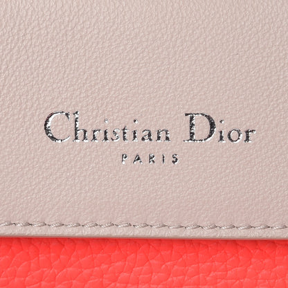 Christian Dior Bullcalf Mini Be Dior Satchel Fluorescent Goji Pink 6 of 6