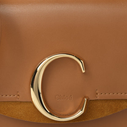 Chloe Calfskin Mini C Double Carry Autumnal Brown 9 of 9