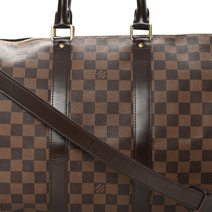 Louis Vuitton Damier Ebene Keepall Bandouliere 45 8 of 16