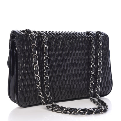 Chanel Vinyl Lambskin Quilted Shoulder Flap Black 3 of 10
