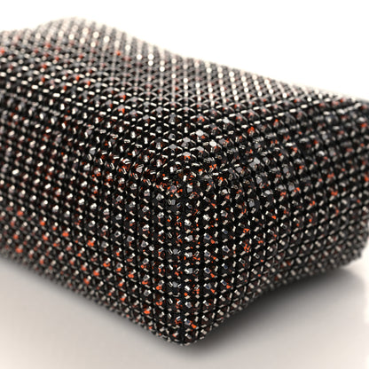 Alexander Wang Mesh Crystal Rhinestone Mini Heiress Pouch Cola 7 of 8