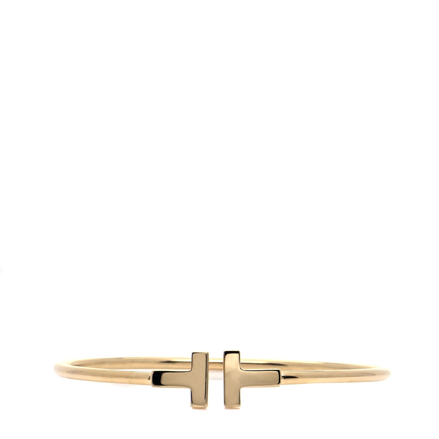 18K Yellow Gold T Wire Bracelet