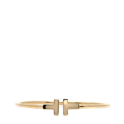 Tiffany 18K Yellow Gold T Wire Bracelet 1 of 6