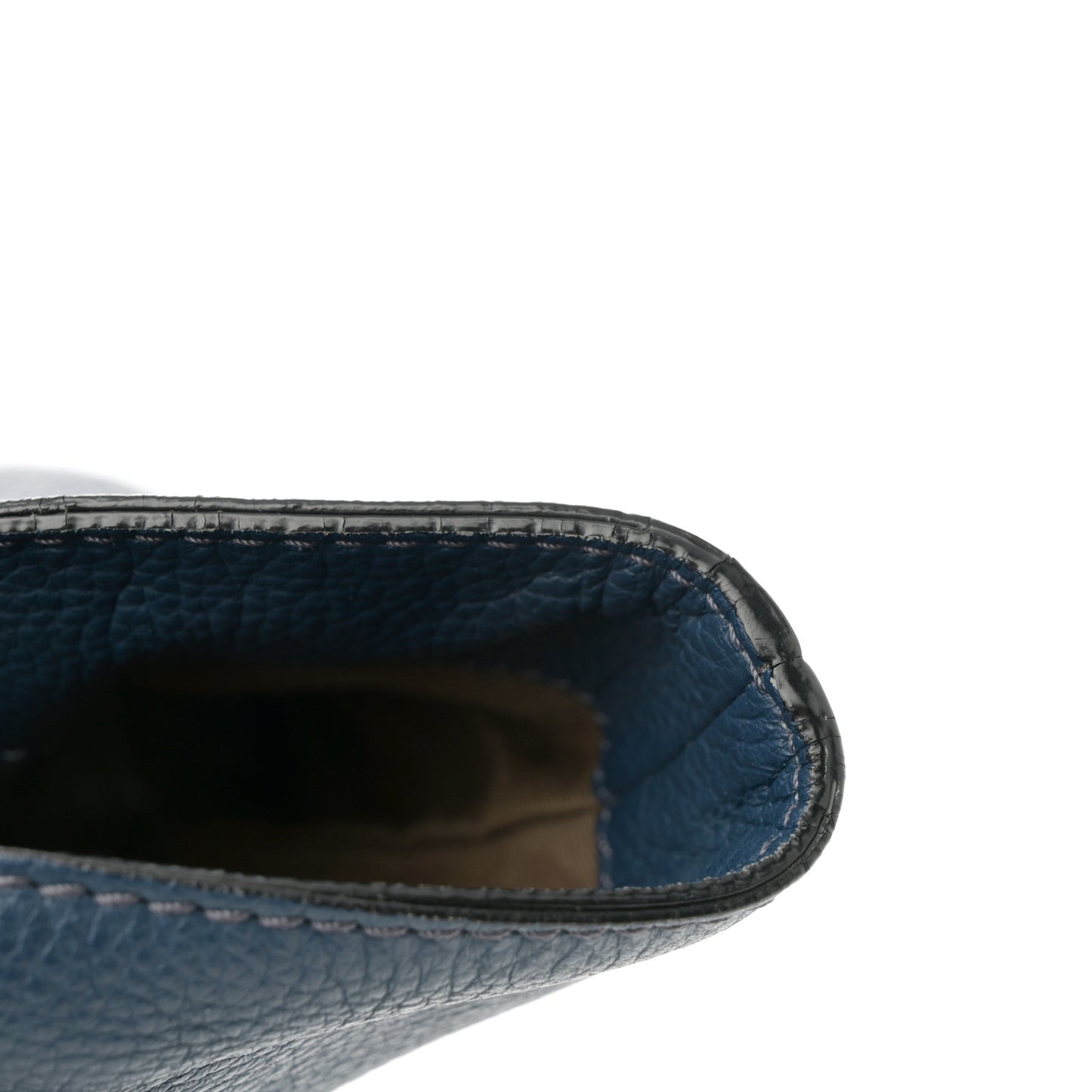 Calfskin Large New Marcie Tote Royal Navy