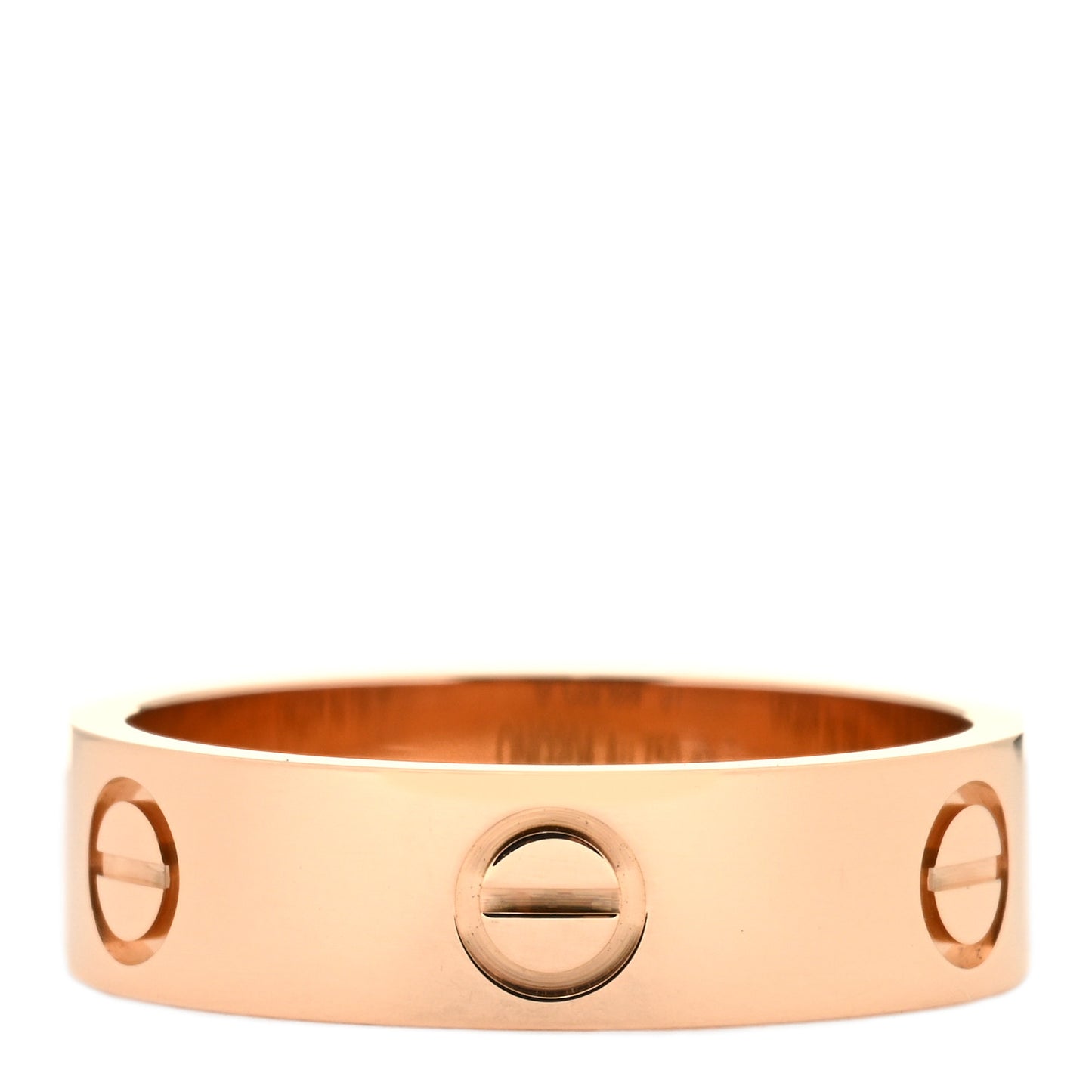 18K Pink Gold 5.5mm LOVE Ring 57 8
