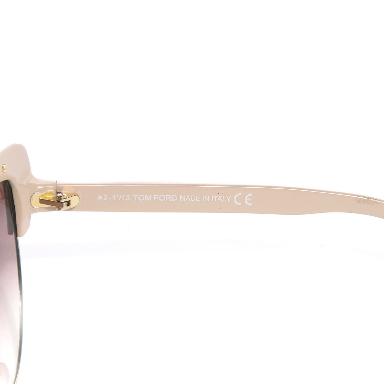 Tom Ford Liane TF318 Sunglasses Beige 3 of 4