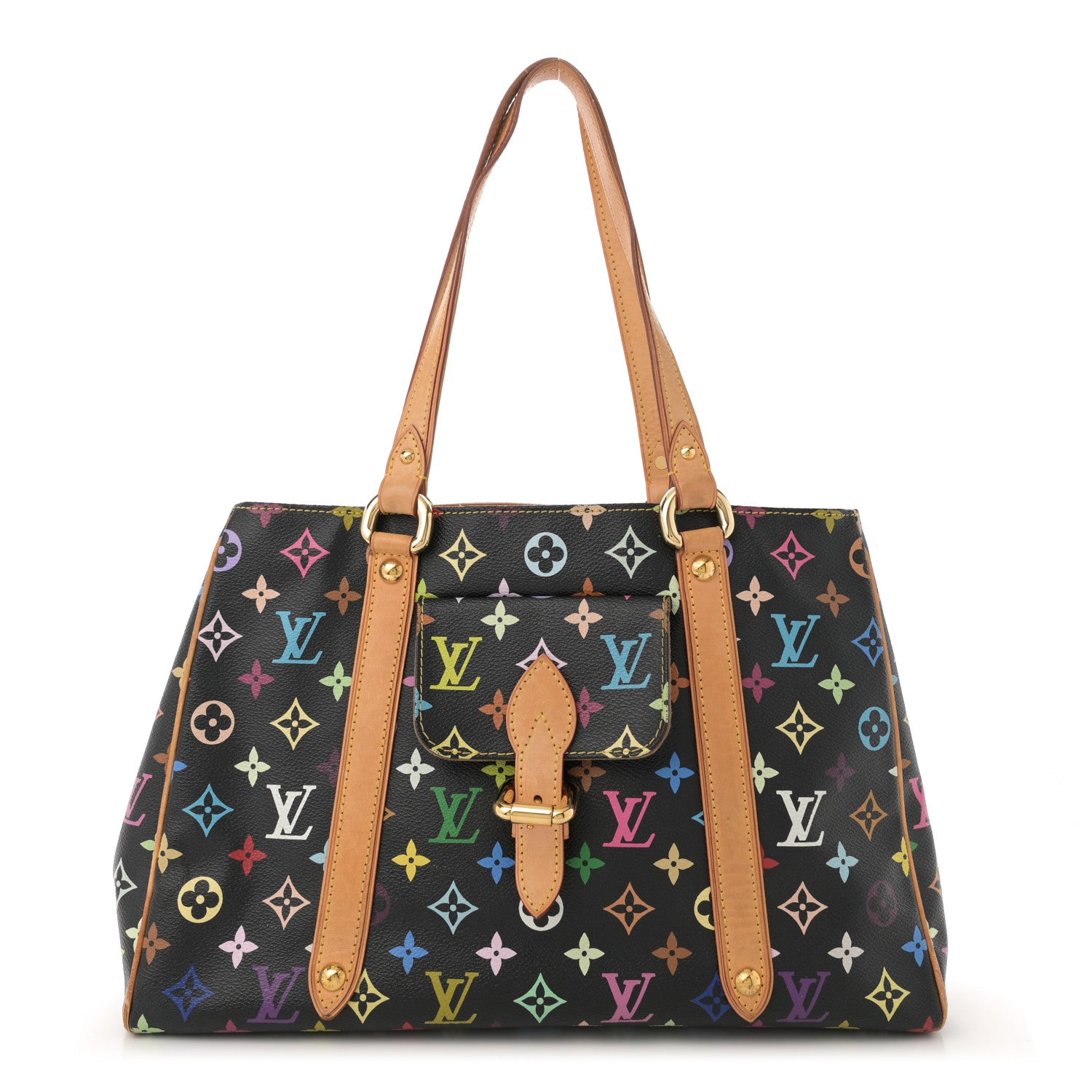 Louis Vuitton Monogram Multicolor Aurelia MM Black 1 of 11