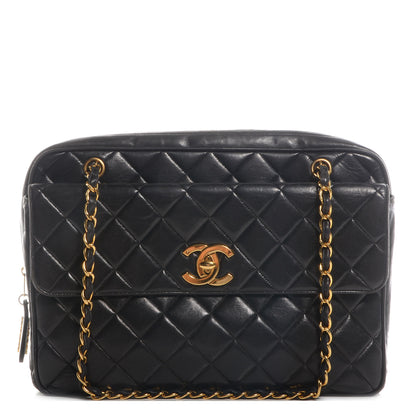 Chanel Lambskin Large Camera Case Black 1 of 9