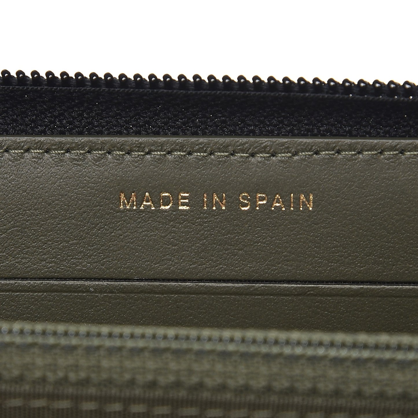 Caviar Quilted Boy Small Zip Around Wallet Black