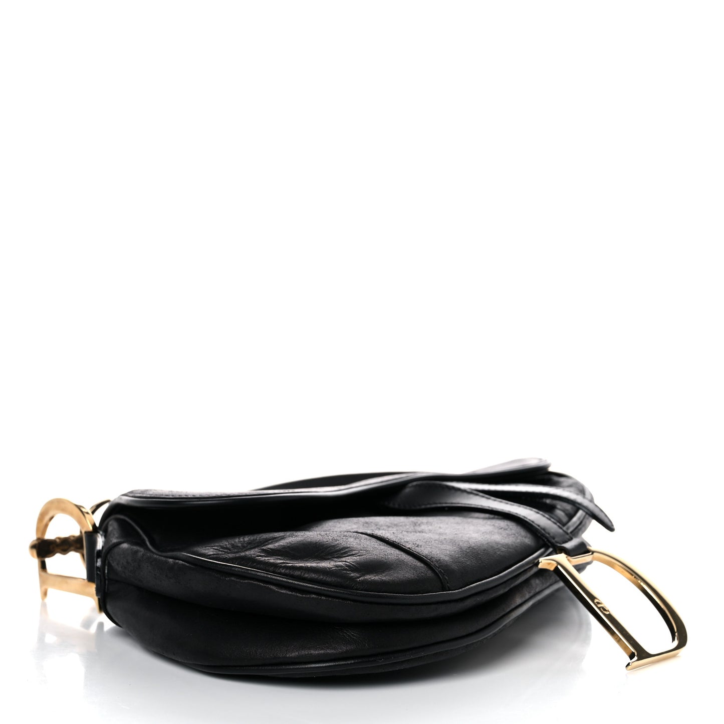 Calfskin Saddle Bag Black