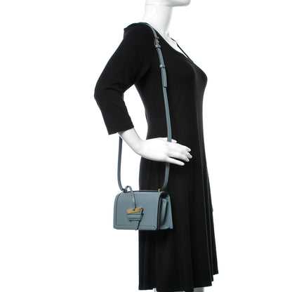 Loewe Calfskin Small Barcelona Shoulder Bag Stone Blue 2 of 9