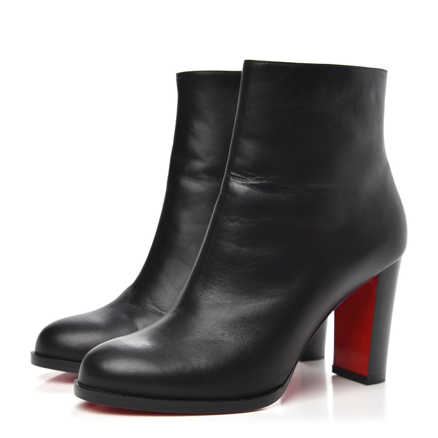 Christian Louboutin Calfskin Adox 85 Ankle Boots 38 Black 3 of 8