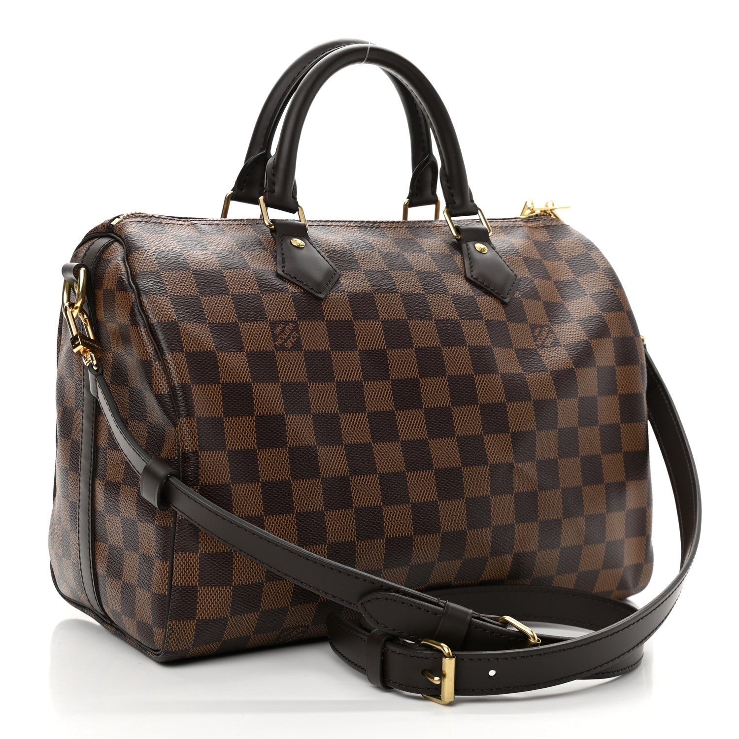Louis Vuitton Damier Ebene Speedy Bandouliere 30 3 of 10