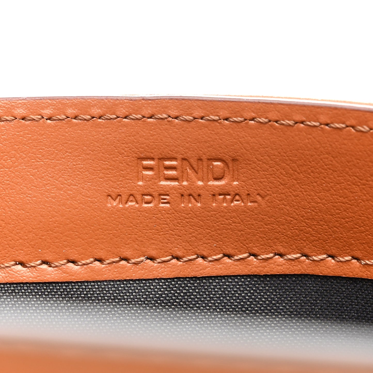 Vitello King Tamponato Logo Embossed Continental Wallet Cuoio