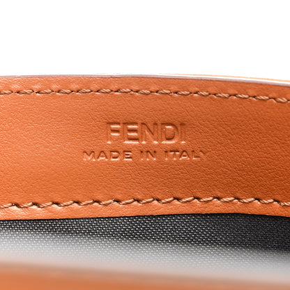 Fendi Vitello King Tamponato Logo Embossed Continental Wallet Cuoio 6 of 10
