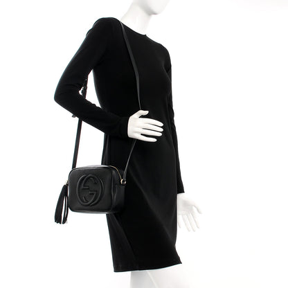 Gucci Pebbled Calfskin Small Soho Disco Bag Black 2 of 7