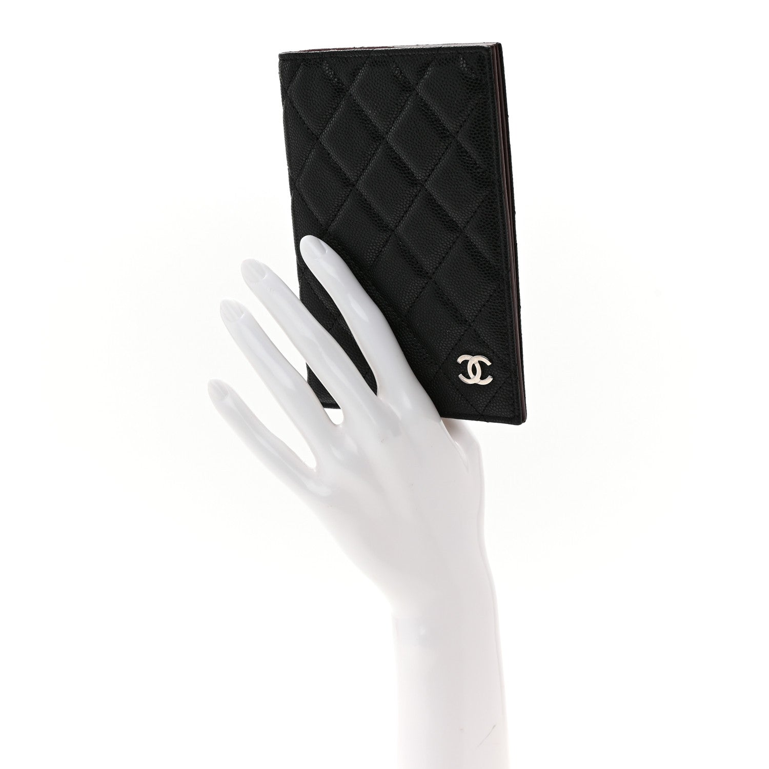 Chanel Caviar Quilted Passport Holder Black 2 of 7
