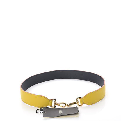 Fendi Vitello Dolce Bi-Color Strap You Cedro Blue Notte 3 of 6