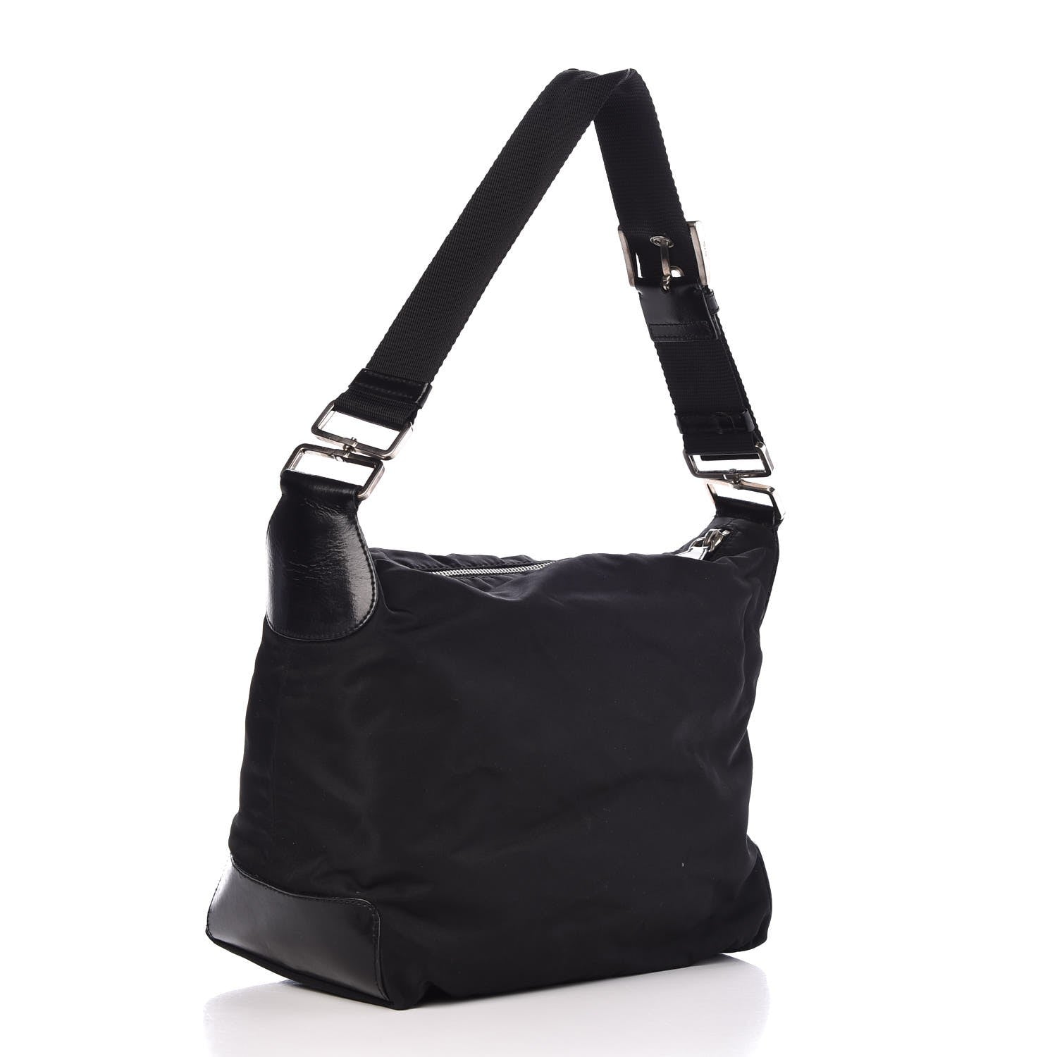 Prada Nylon Vela Shoulder Bag Black 3 of 7