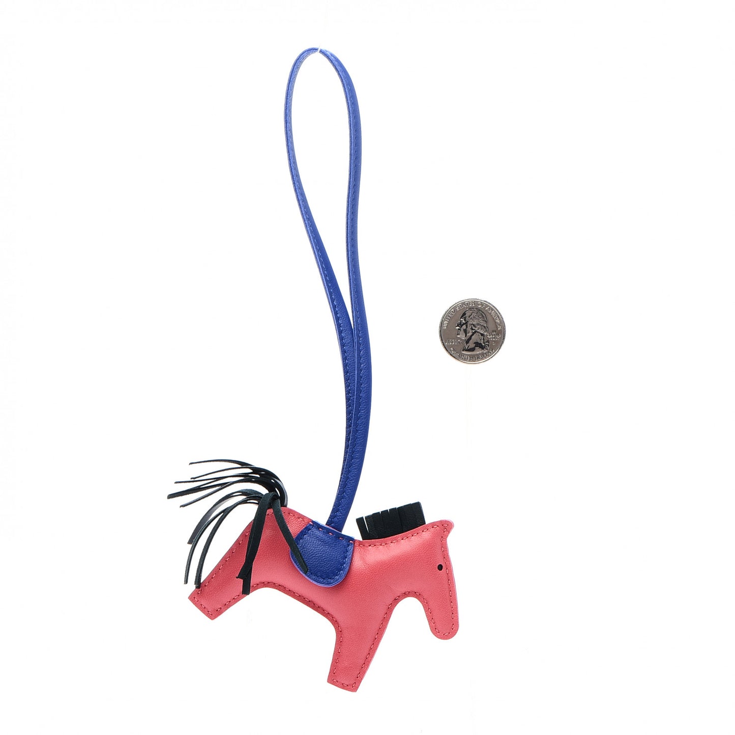 Milo Lambskin Grigri Rodeo Horse Bag Charm PM Rose Azalee Vert Cypress Bleu Electrique