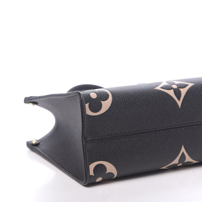 Louis Vuitton Empreinte Monogram Giant Onthego PM Black Beige 7 of 9