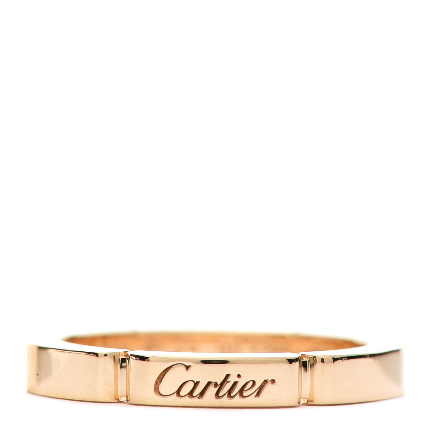 18K Yellow Gold 2.5mm Maillon Panthere Wedding Band Ring 49 5