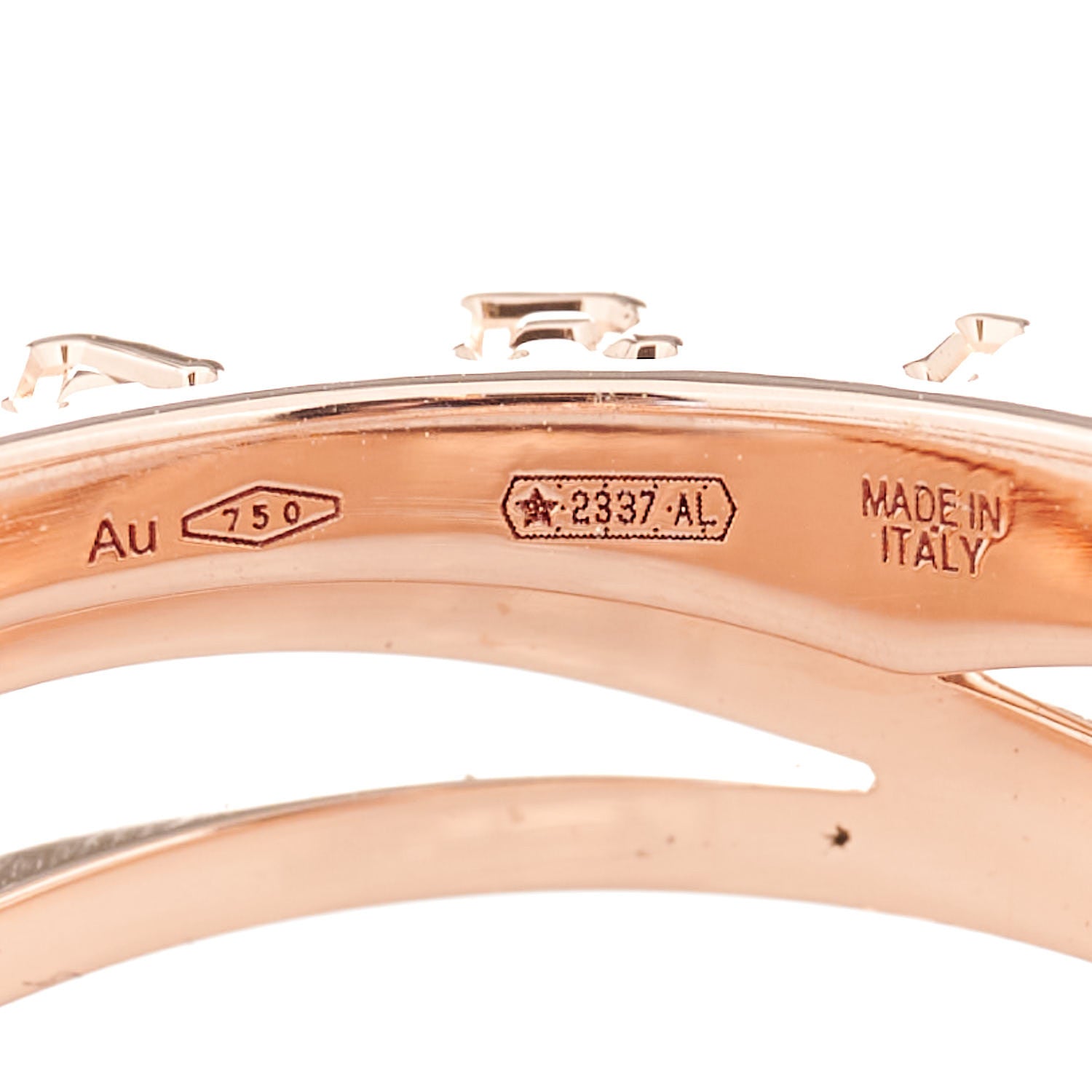 Bulgari 18K Rose Gold B.Zero1 Legend Three-Band Ring 57 8 4 of 5