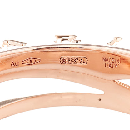 Bulgari 18K Rose Gold B.Zero1 Legend Three-Band Ring 57 8 4 of 5