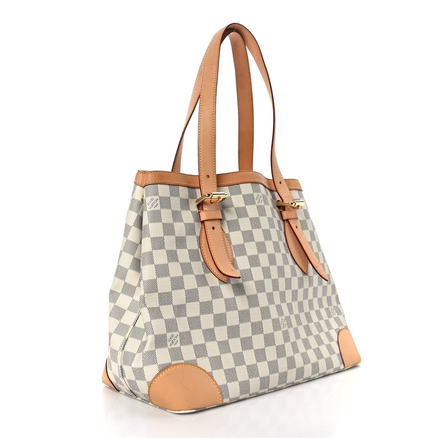 Louis Vuitton Damier Azur Hampstead MM 3 of 8