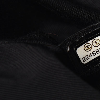 Chanel Canvas Quilted New Medium Fluo Boy Flap Black Grey Yellow 6 of 9