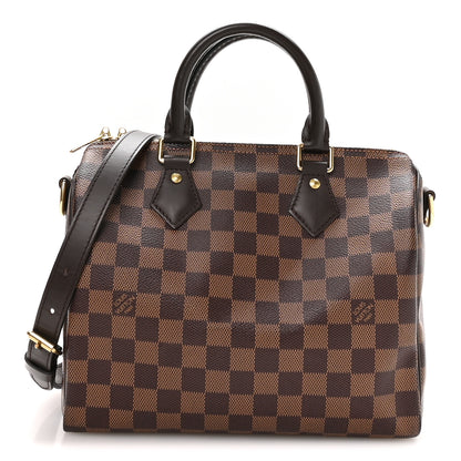 Louis Vuitton Damier Ebene Speedy Bandouliere 25 1 of 10