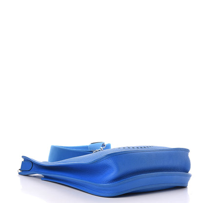 Hermes Taurillon Clemence Evelyne III GM Bleu Hydra 4 of 11