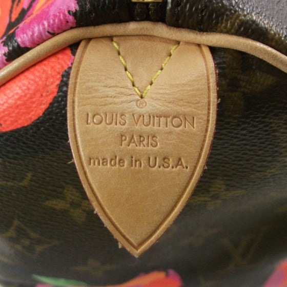 Louis Vuitton Monogram Roses Speedy 30 7 of 9