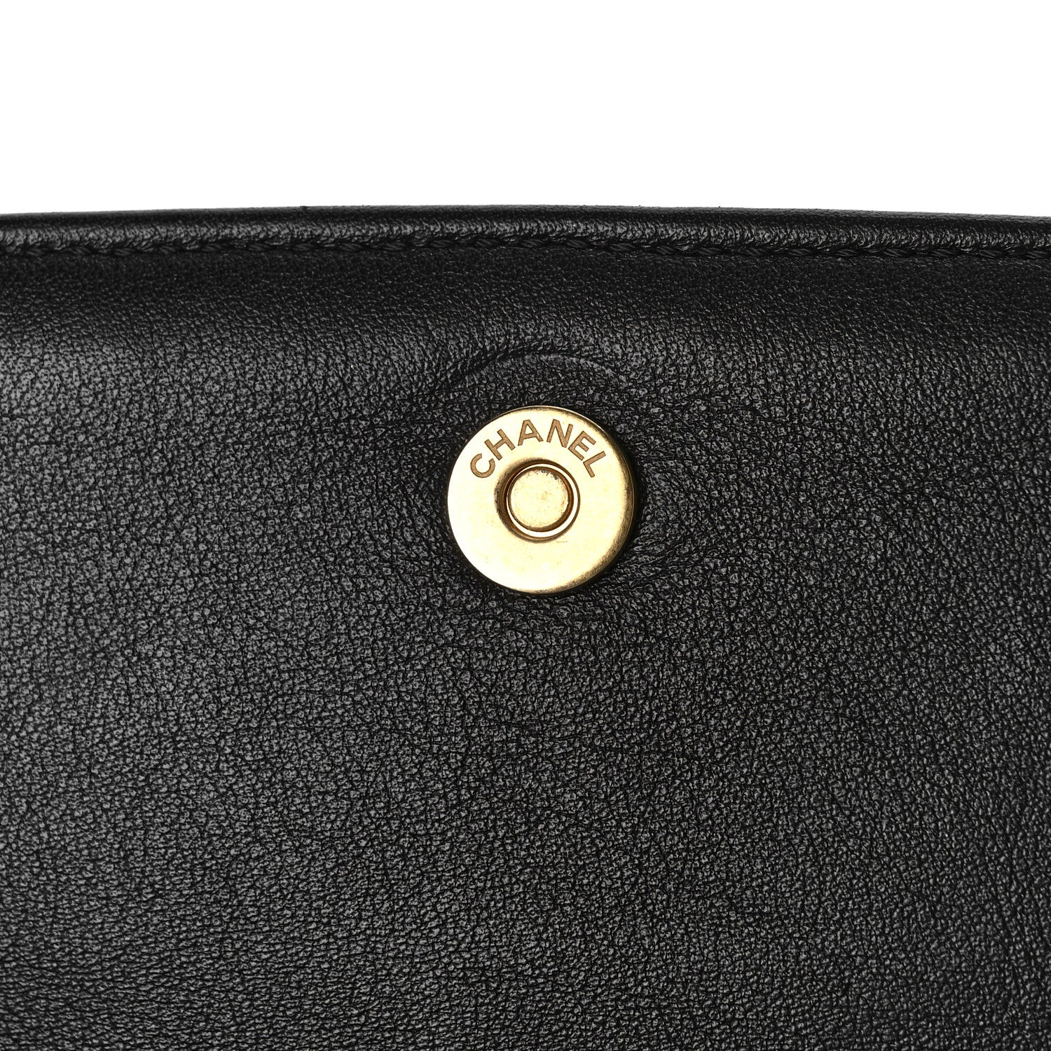 Chanel Calfskin Quilted Small Enchained Flap Black 12 of 12